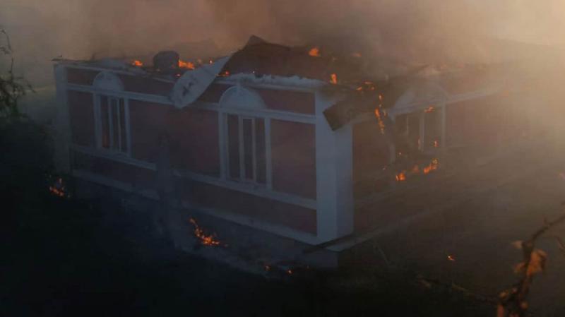 Російські війська обстріляли Нікопольський район, внаслідок чого було зруйновано житловий будинок.