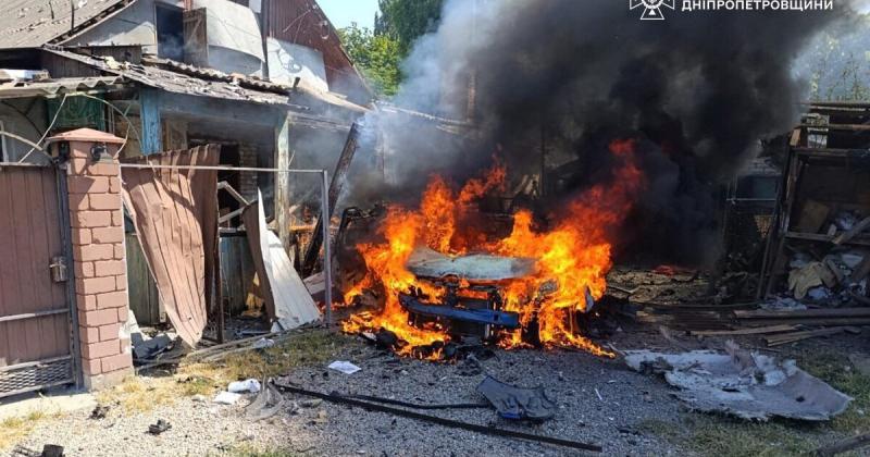 Російські війська нанесли артилерійський удар по Нікополю: один загиблий, двоє постраждалих. ФОТОзвіти.
