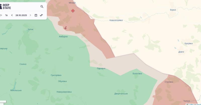 Ворог просунувся поблизу Одрадного в Харківській області, а також у Вишневому та Злагоді на Синельниківщині, - повідомляє DeepState. КАРТИ.