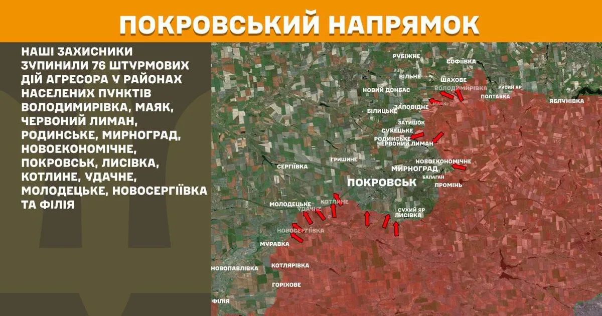 На фронтових позиціях зафіксовано 271 бойове зіткнення за один день: Росія посилила свої авіаудари, артобстріли та використання дронів-смертників.