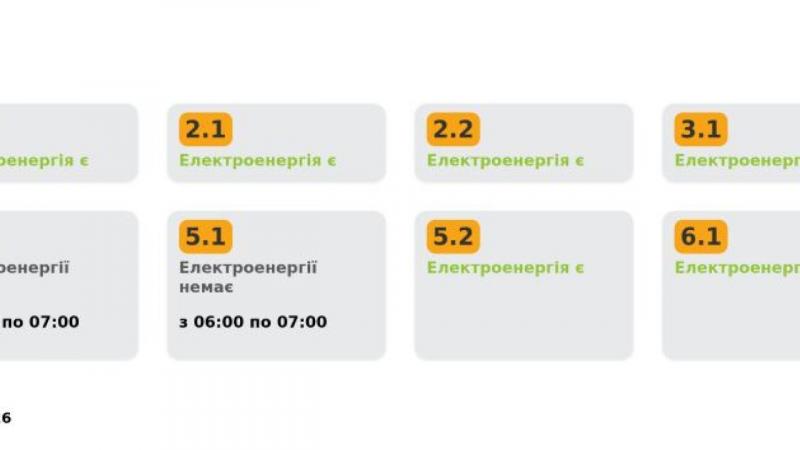 У Львівській області скасували більшість запланованих відключень електроенергії на 2 лютого. Запроваджено новий розклад.