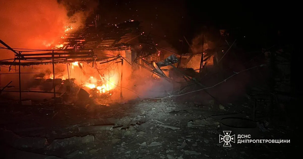 Нічний напад росії на Дніпропетровську область: пошкодження виявлені в чотирьох районах.