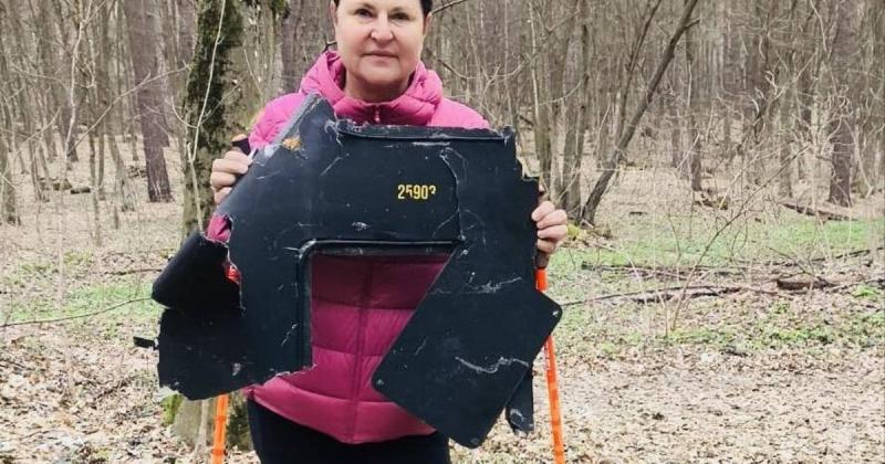 Посол Європейського Союзу Матернова виявила фрагмент російського безпілотника 