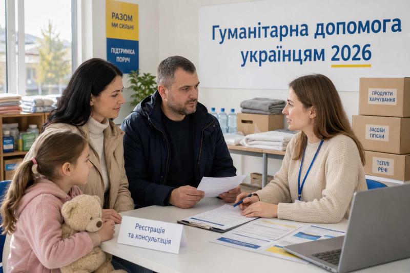 Допомога українцям у 2026 році: куди звертатися та які документи необхідні для отримання гуманітарної підтримки.