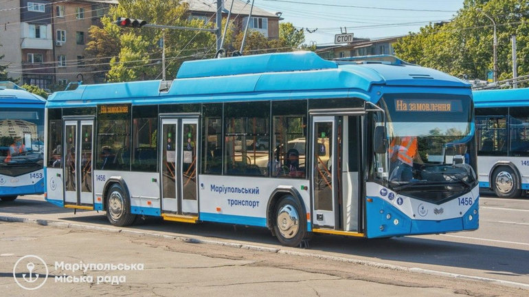 15 нових тролейбусів приїхали до Маріуполя