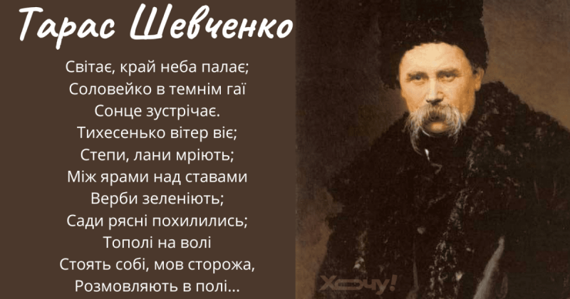 День народження Шевченка: 5 вічних творів Кобзаря українською мовою - Hochu.ua