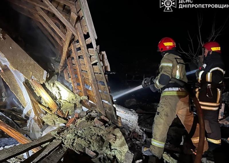 У Дніпропетровській області зафіксовано атаку безпілотників: ушкодження отримали два райони.