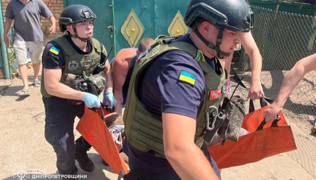Російські війська вчинили обстріл Нікополя, внаслідок чого є один поранений.