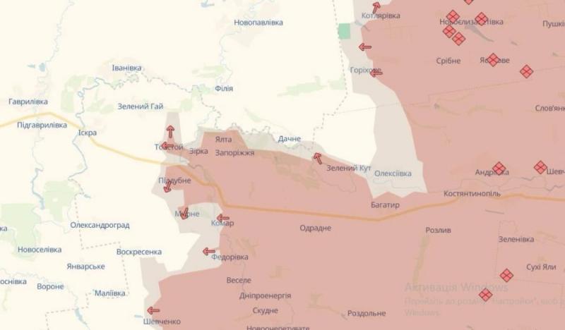 Згідно з інформацією від DeepState, село Ялта в Донеччині було захоплене російськими військами.