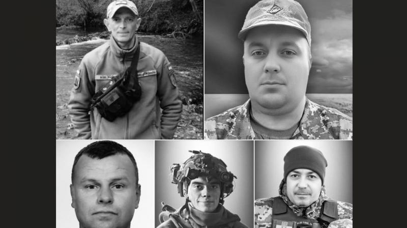 Наймолодший з воїнів має лише 19 років, а найстарший – 48. Львівщина прощається з п’ятьма Героями.