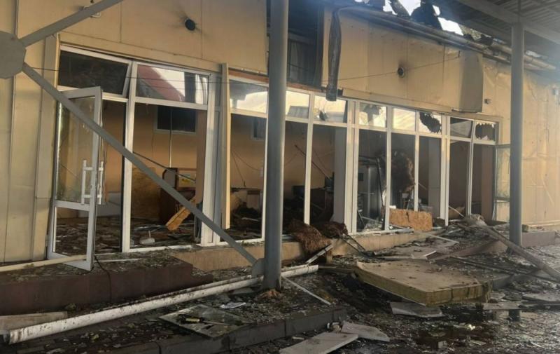 Російський обстріл контрольного пункту 