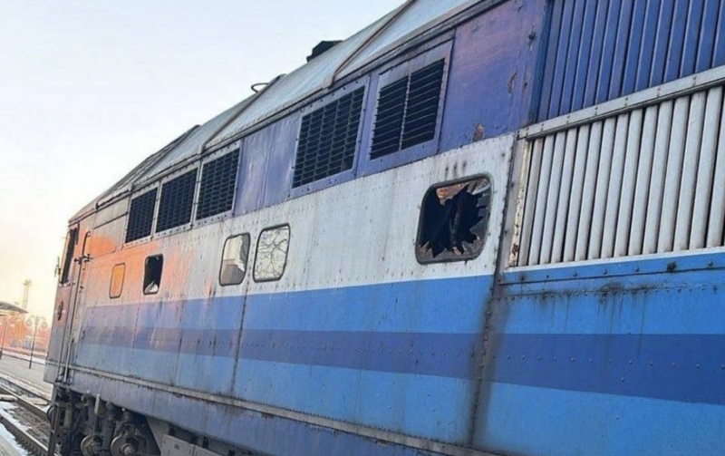 Російський безпілотник здійснив напад на потяг 