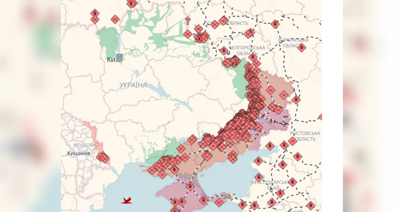 Свіжі втрати на Донеччині: ворог захопив два населені пункти і продовжує наступати – DeepState.