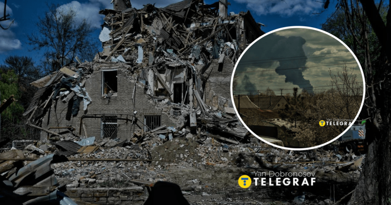 Розвалини на місці колишніх осель та великий стовп диму в небі. Ось як виглядає Дніпро після російського удару (матеріал Яна Доброносова).