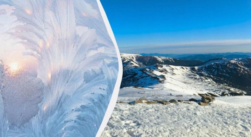 У Карпатах зафіксовано сильний 10-градусний мороз (фото)